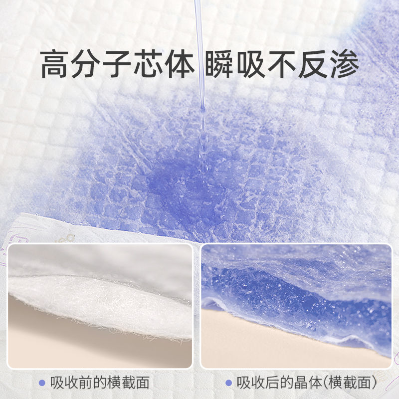 德佑婴儿隔尿垫一次性防水透气不可洗新生宝宝护理垫大童尺寸床垫高清大图