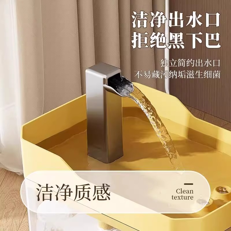 智 能宠物饮水器1.5L猫咪饮水机自动循环流动水盆带线高清大图