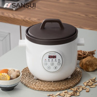 山水(SANSUI) CS328-A电炖锅 紫砂内胆智能1.5L大容量