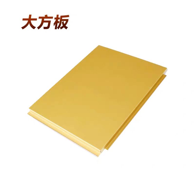 500复合大方板 500复合大方板门头广告彩钢板户外广告牌扣板条褛空雕花冲孔扣板