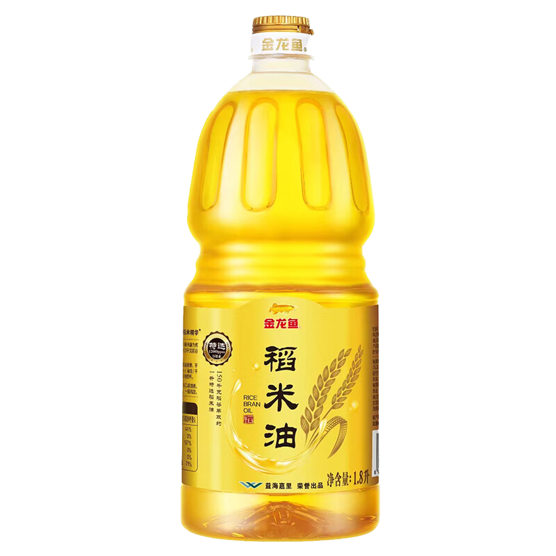 金龙鱼特选稻米油1.8L油高清大图