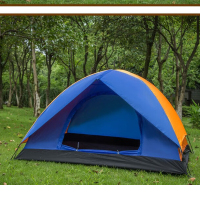 悠拓者3-4人双层帐篷YT-ZP003拼色颜色随机 200X200X135CM(双门)