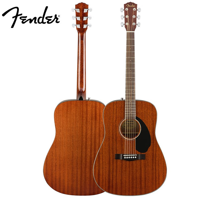 芬达自营 Fender CD-60S系列 原声 单板民谣木吉他 圆角全桃花芯木41寸 ALLMAH 自然色