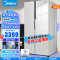 美的(Midea)9分钟急速净味543升超薄大容量对开双开门白色家用电冰箱一级智能家电BCD-543WKPZM(E)