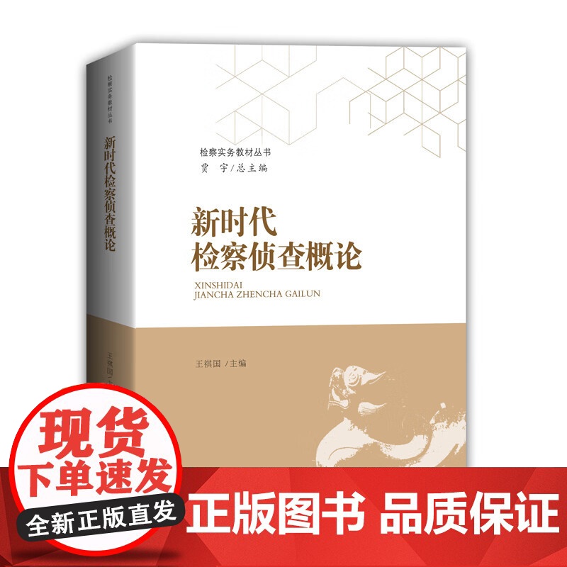 正版 新时代检察侦查概论 王祺国 主编 中国检察出版社 9787510229169