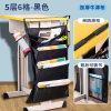 [加厚牛津布]黑色-5层6格❤送侧边兜+挂绳 书袋挂书袋课桌收纳学生书桌挂袋侧旁置物架神器书本高中生教室装放书多功能书立