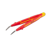世达(SATA) VDE绝缘双色弯尖横齿镊子159MM (SA03183)