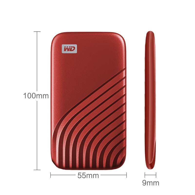 西部数据(WD)2TB NVMe 移动固态硬盘(PSSD)My Passport随行SSD Type-C接口高清大图