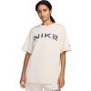 NIKE女士运动T恤中等重量棉质宽松舒适大尺码印花