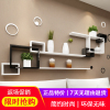 墙上搁板置物架 壁挂客厅电视背景墙壁墙面隔板免打孔卧室创意格子装饰 简约现代巧妈邦人造板