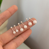 S999纯银珍珠耳钉女养耳洞简约日常耳环通勤搭配耳饰优雅气质
