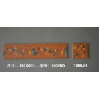 波打线客厅瓷砖地中海美式踢脚线腰线仿古地脚线120x500壹德壹