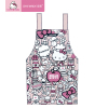 学厨 厨房工具 HELLO KITTY(凯蒂猫)正版授权烘焙迷彩棉围裙家用厨房 KT7037