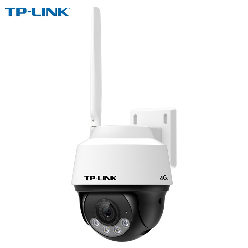 普联 TP-LINK IPC642C-A4G 电源套装版 400万4G云台全彩室外球机室外户外防水防尘网络安防监控摄像头