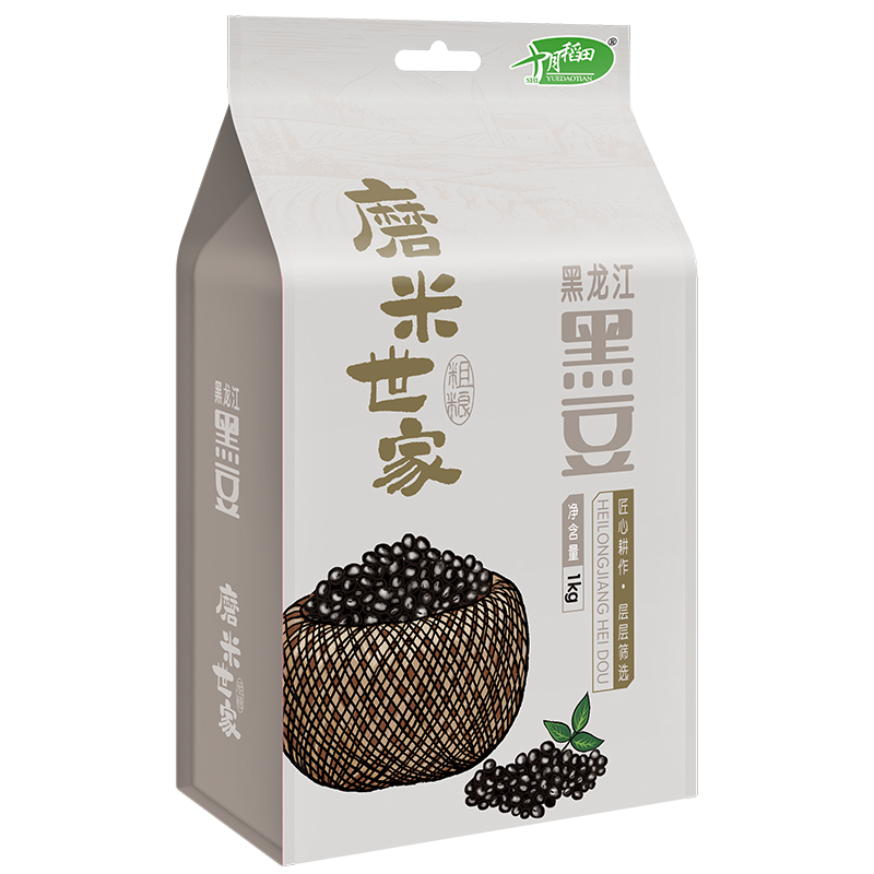 十月稻田(SHIYUEDAOTIAN) 磨米世家黑龙江黑豆 1kg