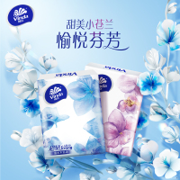 维达(Vinda) 手帕纸 超韧小苍兰香4层5张24包 纸手帕餐巾纸小包纸巾