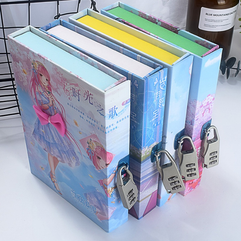 初中奇迹密码本女孩公主小学生笔记本日记本带一中南阳新校儿童图片