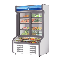 星星(XINGX)LCD-1600DE双温1.6米点菜柜上冷藏下冷冻麻辣烫商用冷藏展示柜立式冷藏冷冻保鲜柜(电子温控)