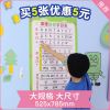 小学汉语aoe拼音字母表墙贴全套声母韵母谐音跟读 幼儿一年级儿童 【优选1张】汉语字母表
