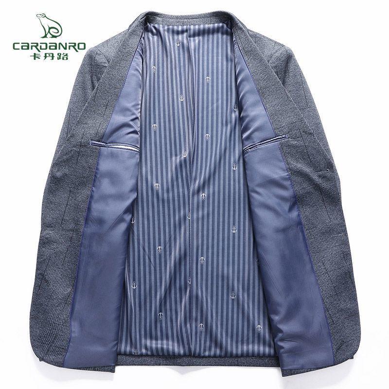 cardanro卡丹路春秋季西装外套上衣商务休闲单西新款修身潮流男装