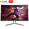 TCL 23.6英寸144Hz高刷新率 1800R支持FreeSync同步技术游戏电竞曲面吃鸡显示器T24M6CG