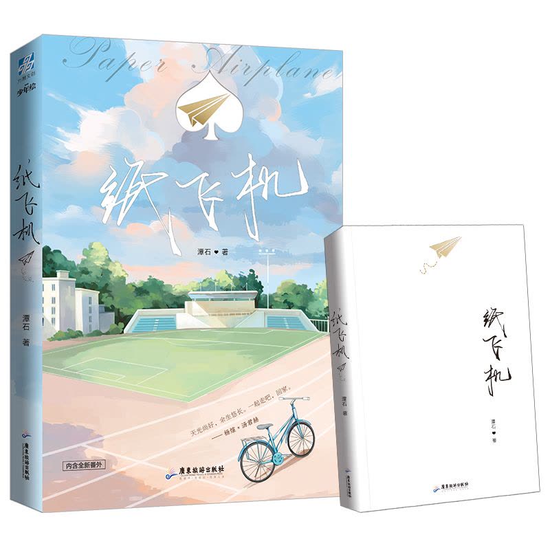 [颜系图书][正版]纸飞机 潭石著 汤君赫 杨煊 赠明信片+未公开番外信纸 长佩文学青春小说书籍 力潮文创图片