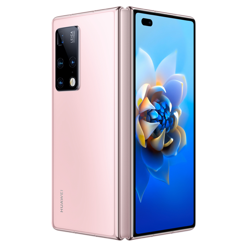 华为/HUAWEI Mate X2 5G 512GB 冰晶粉 麒麟9000旗舰芯片 无缝鹰翼折叠 移动联通电信5G全网通手机(无充电器及数据线)