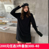 [1折价46.9元叠加优惠券]唐狮秋冬季新款百搭in摇粒绒高领针织长袖连衣裙女学生潮流