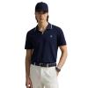 拉夫·劳伦(RALPH LAUREN)男士吸湿排汗弹力纯色翻领polo衫休闲运