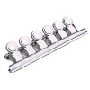 得力(deli)9526票夹 圆形票夹不锈钢铁票夹小夹子 办公用品 (19mm/6个装) 10包装