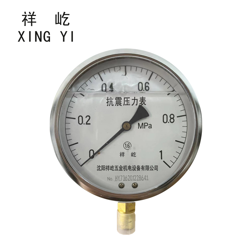 祥屹+耐震压力表检测定制型+YTN150+块 0-1.0Mpa