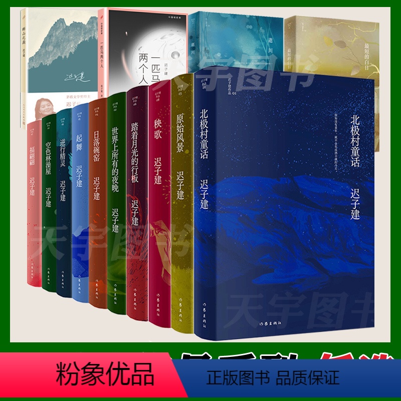 群山之巅 [正版]任选迟子建作品合集世界上所有的夜晚群山之巅北极村童话踏着月光的行板日落碗窑逆行精灵炖马靴清水洗尘空色林