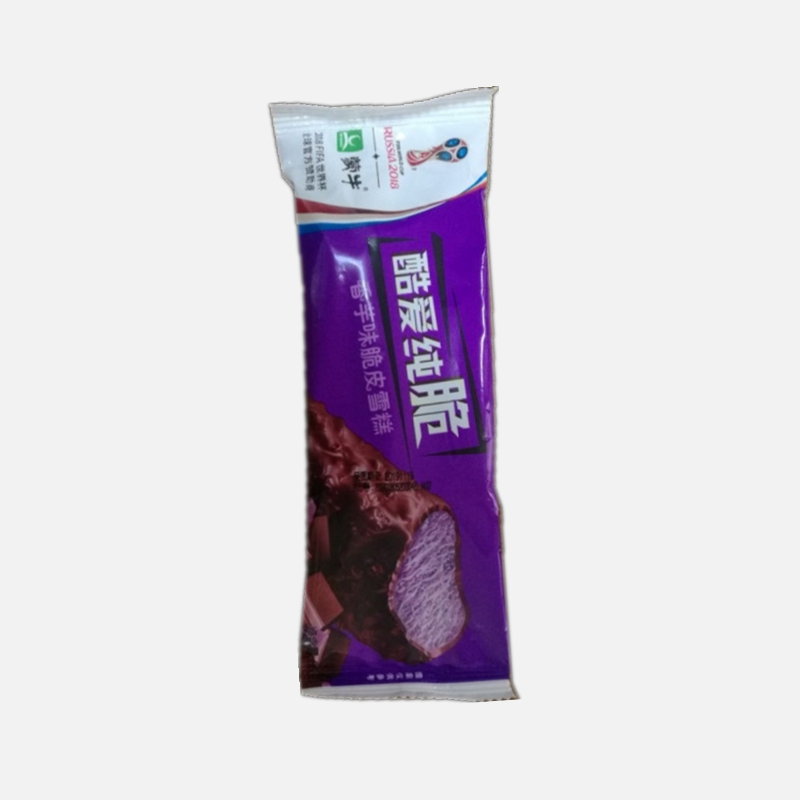 蒙牛酷爱纯脆香芋味脆皮雪糕66g