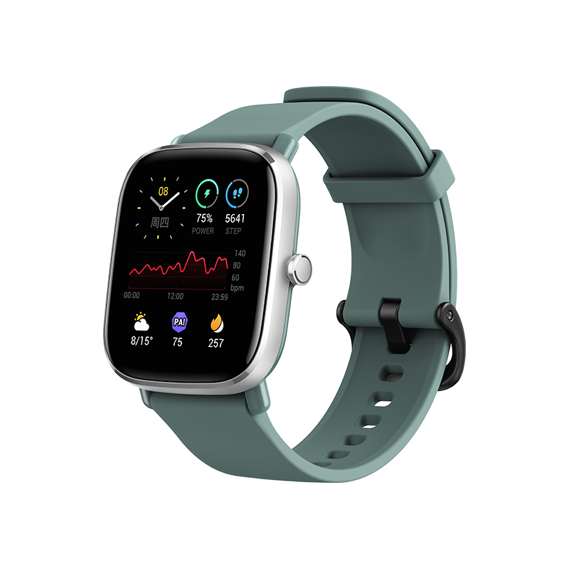 Amazfit GTS 2 mini 深松绿 华米智能手表 运动健康 血氧监测 50米防水 支持NFC高清大图