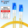 博扬 电信级光纤跳线尾纤 4米LC-LC(UPC) 单模双工 Φ2.0跳纤光纤线网线 BY-4052S