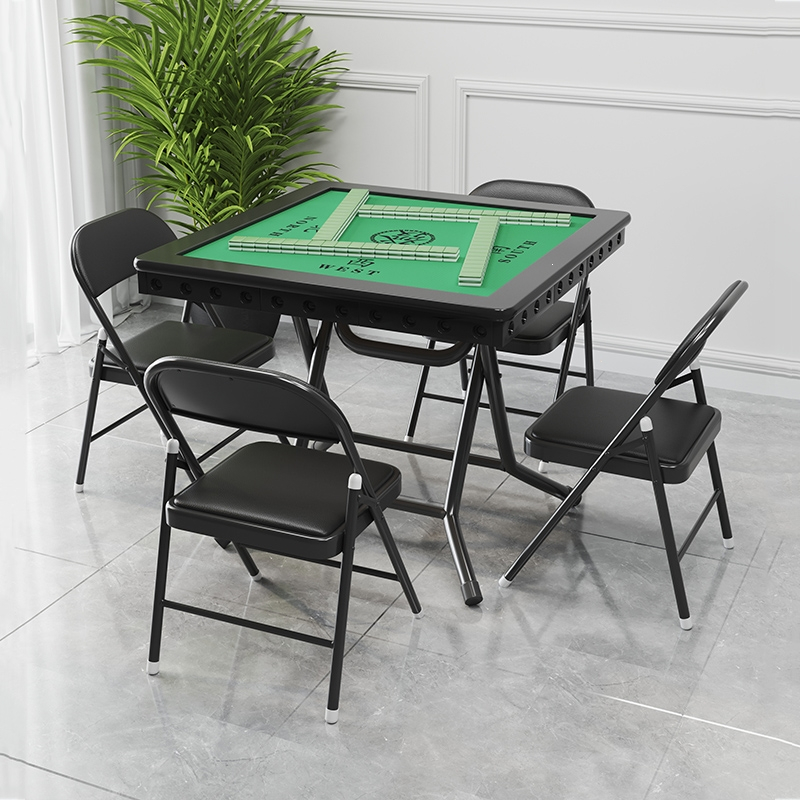 闪电客麻将桌可折叠家用手搓简易打牌桌子面板小型方桌手动棋牌桌麻雀台