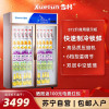 雪村(Xuecun)二门 商用冷柜 商用展示柜 冰柜 立式水果保鲜柜 超市啤酒饮料柜 陈列柜LC-1200