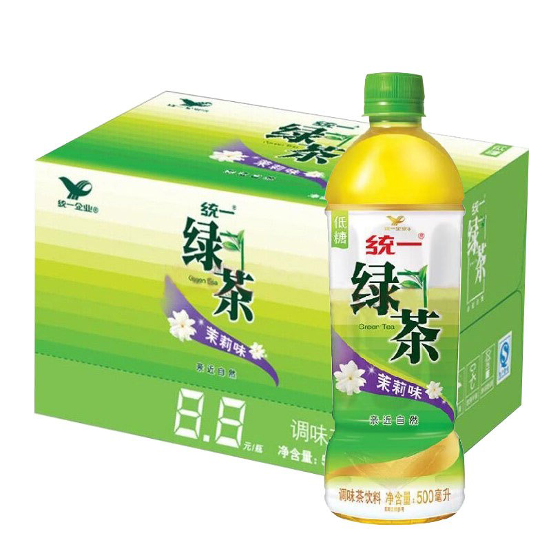 统一绿茶饮料(低糖)500ml*15