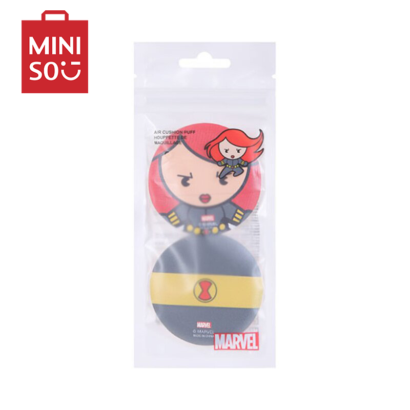 名创优品(miniso) 漫威系列气垫定妆上妆粉扑[黑寡妇]