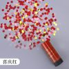 婚礼派对喷花筒生日婚婚礼手持小礼炮推推乐彩花婚庆用品|喜庆红 买5支送一支【可备注颜色】
