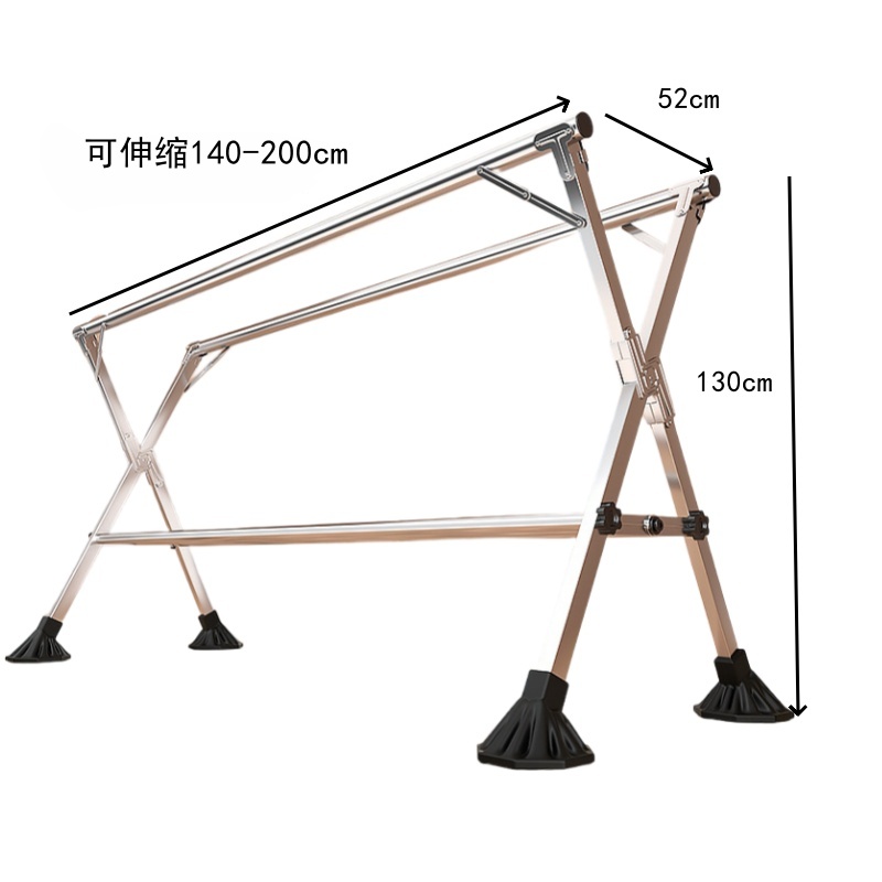 珂攸洋鞋架款晾衣架个 200*52*130cm