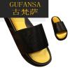 GUFANSA法国奢侈品牌 欧洲上流名士高端品牌联名利登阿玛尼拖鞋男夏季外穿防滑踩屎感凉拖男士网红沙滩凉鞋
