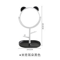 工匠时光创意化妆镜简约便携小镜子女梳妆台桌面美妆镜卧室宿舍台式梳妆镜