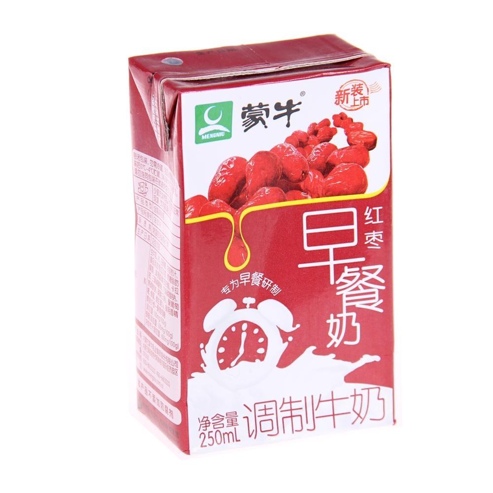 蒙牛早餐奶红枣味250ml