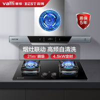 华帝 百得(BEST) E302+QE60 烟灶套餐 欧式自清洗抽油烟机 双边定时燃气灶 烟机灶具套餐(液化气)