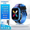 创维Skyworth儿童智能电话手表T8全网通前侧双摄智能学习视频通话语音微聊支付定位防水拍照小度 蓝色