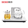 新功(SEKO)全自动上水玻璃电热水壶黑茶煮茶器保温家用电茶炉 白色(尺寸37*20)嵌入和桌面两用