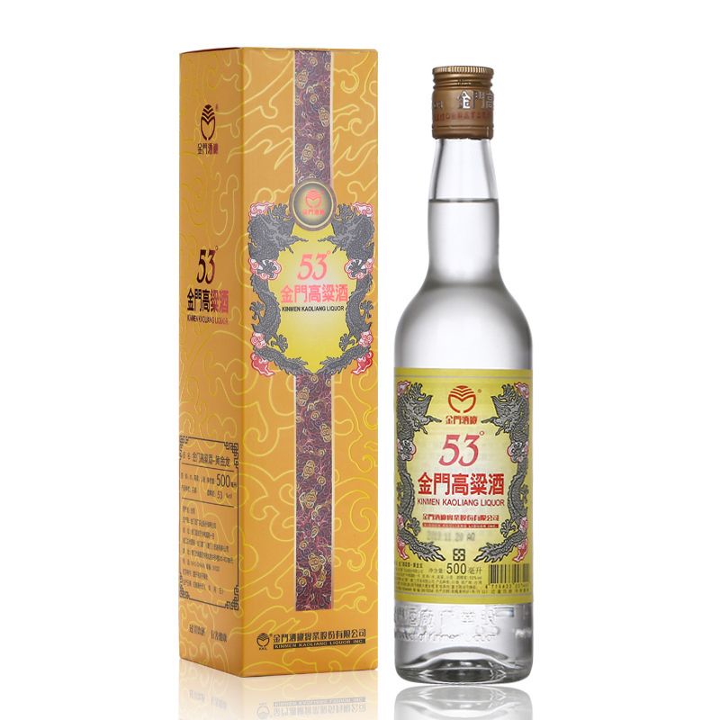 金門高粱酒 黃金龍 53度500ml*6 清香型 整箱 原瓶原裝