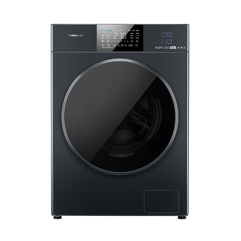 松下(Panasonic)滚筒洗衣机12KG洗9KG烘全自动洗烘一体 纳诺怡护理 XQG120-EGB6A