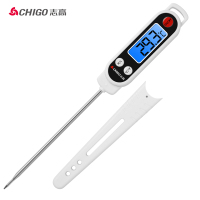 志高(CHIGO)温度计水温计油温厨房食品温度计高精度测试仪家用测水温奶温烘焙食物测温电子温度计ZG-8029白色